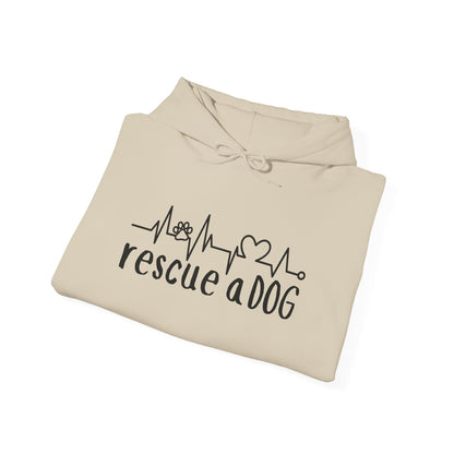 Rescue A Dog Hoodie Pet Lover Unisex Sweatshirt | Adoption Awareness Apparel