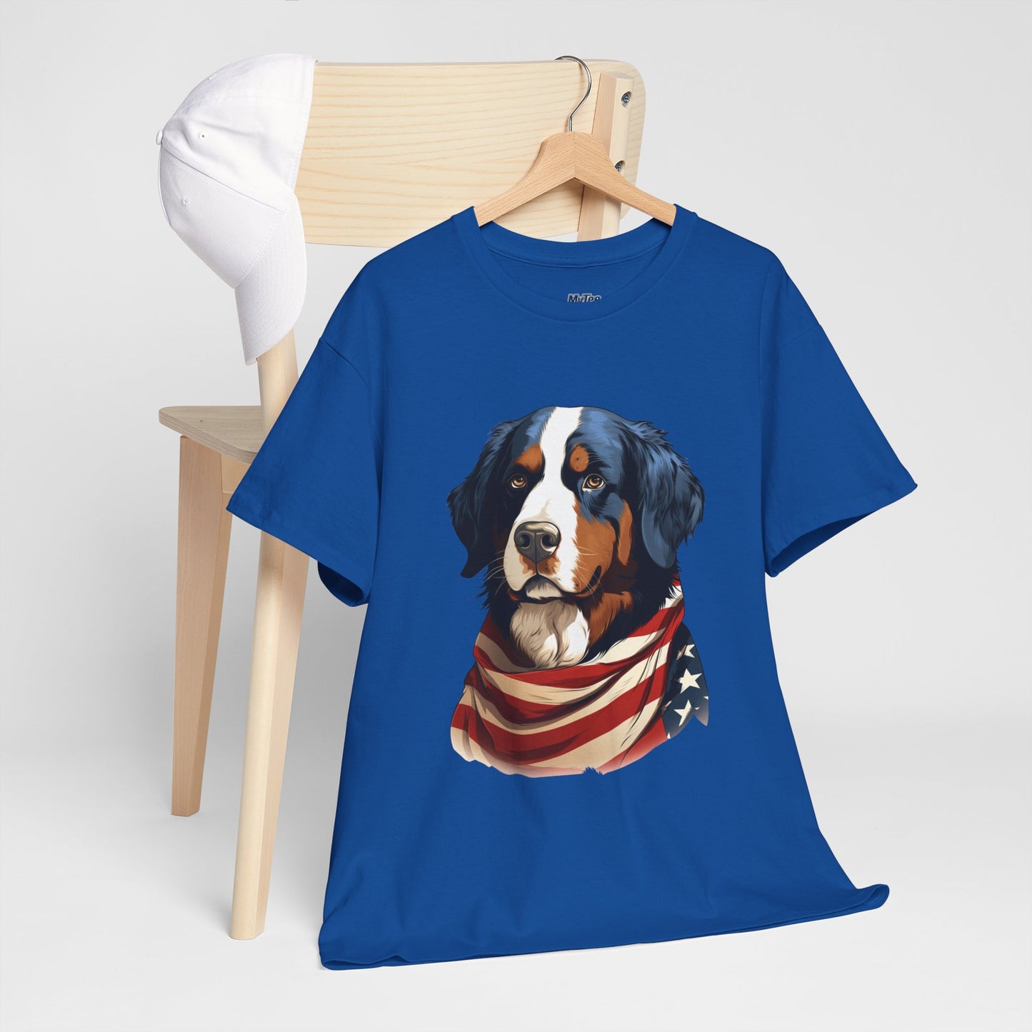 Patriotic Bernese Mountain Unisex T-Shirt