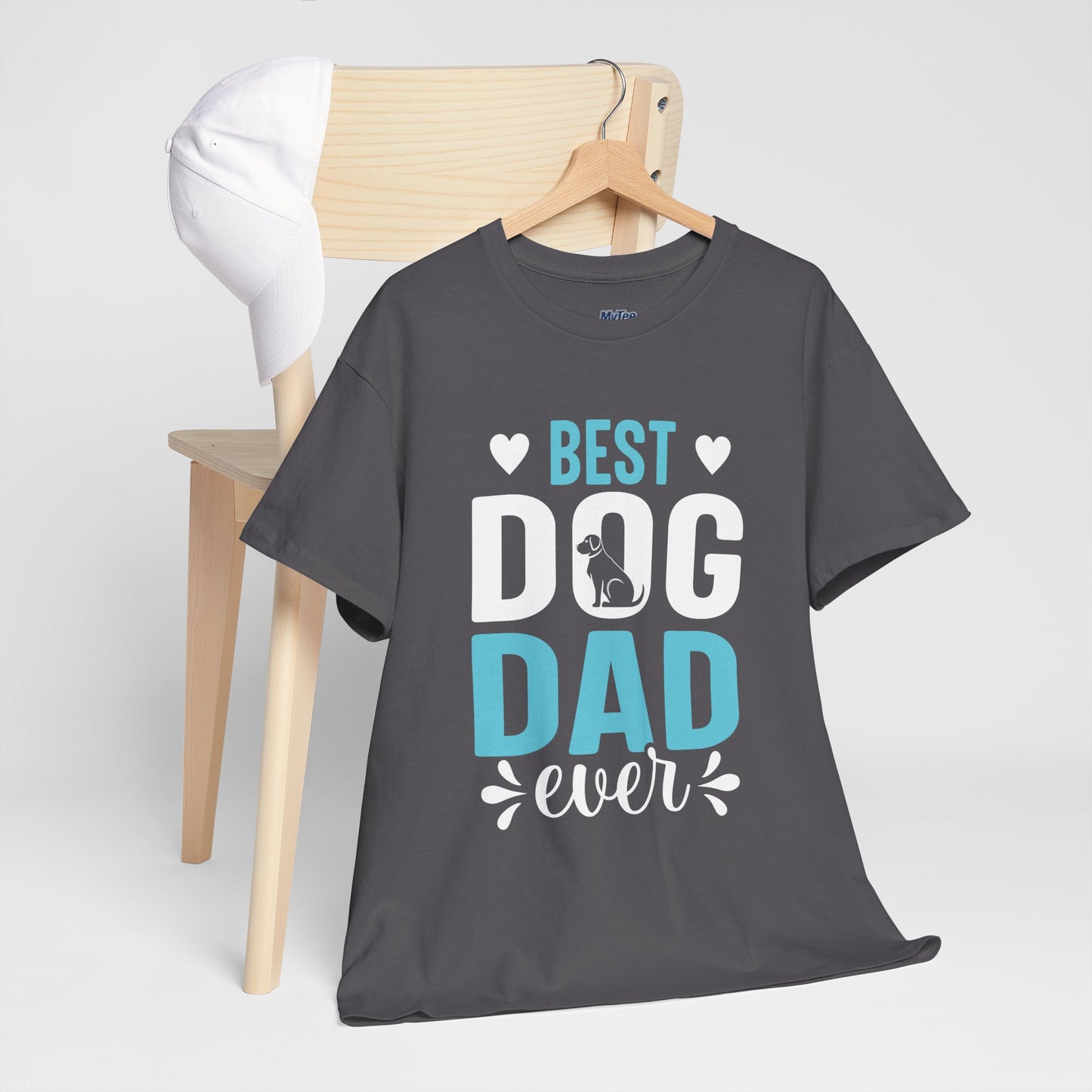 Best Dog Dad Ever Cotton T-Shirt