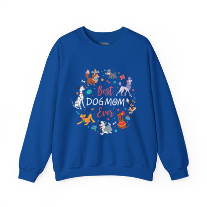 Best Dog Mom Ever Sweatshirt | Warm & Furry Crewneck