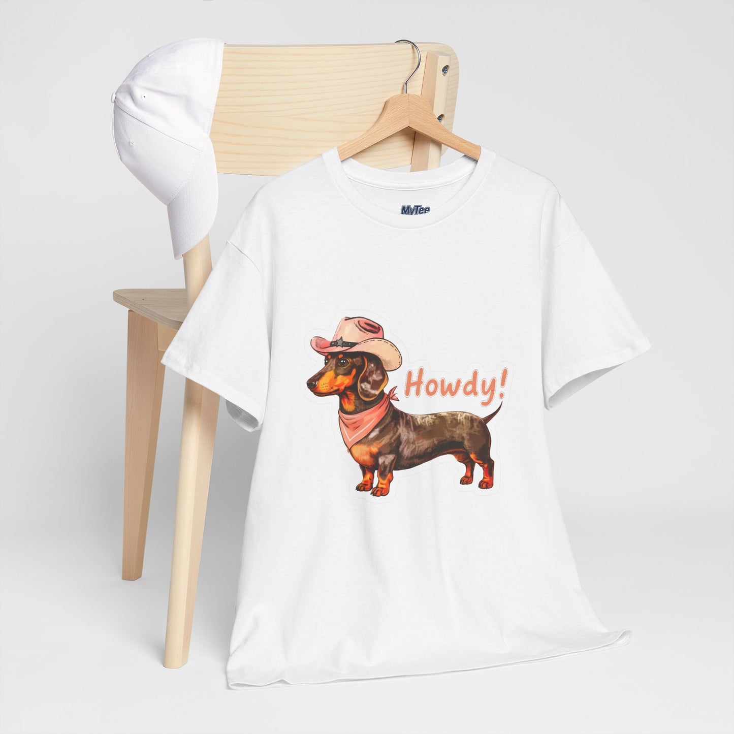 Dachshund Howdy Unisex T-Shirt – Southern Charm For Pup Fans