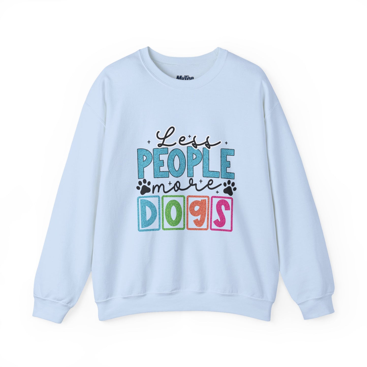 Less People More Dogs Unisex Crewneck Sweatshirt | Pet Owner Gift