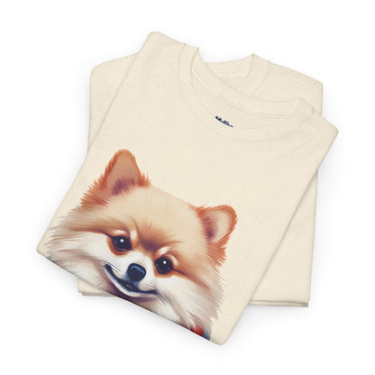 Patriotic pomeranian Unisex T-Shirt