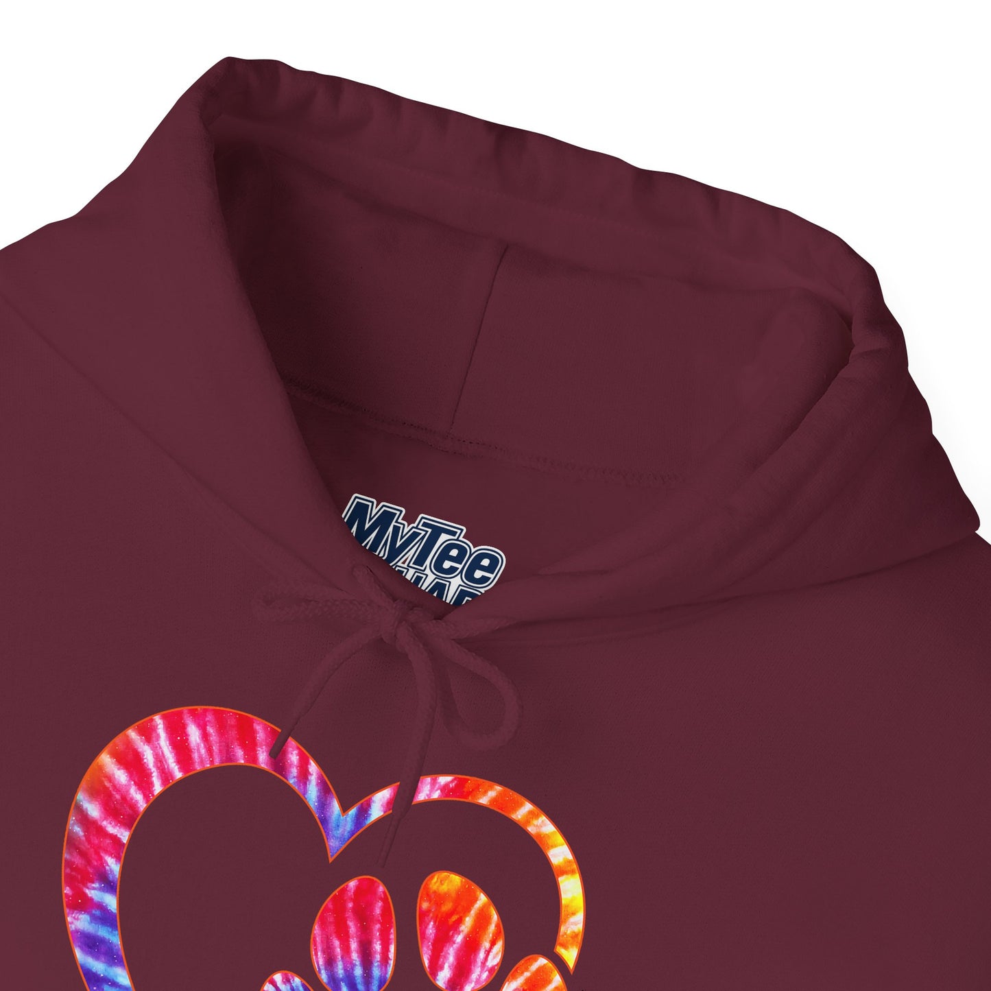 Paw Love Tie-Dye Hoodie – Wear Your Heart In Color