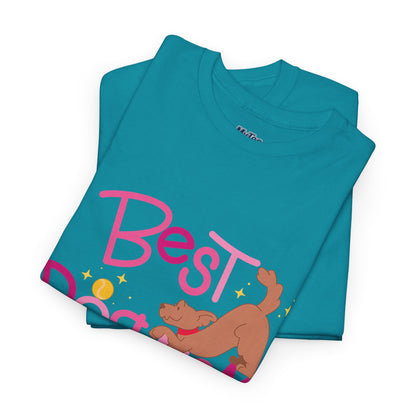 Best Dog Mom Ever Cotton T-Shirt For Proud Mothers