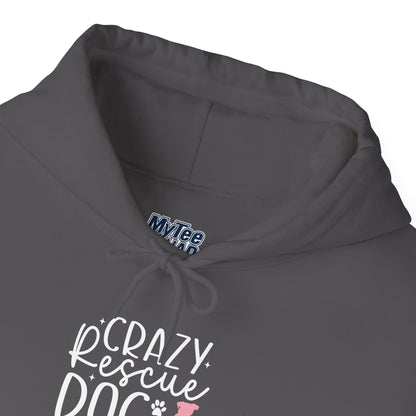 Crazy Rescue Dog Lady Hoodie - Perfect For Dog Mom