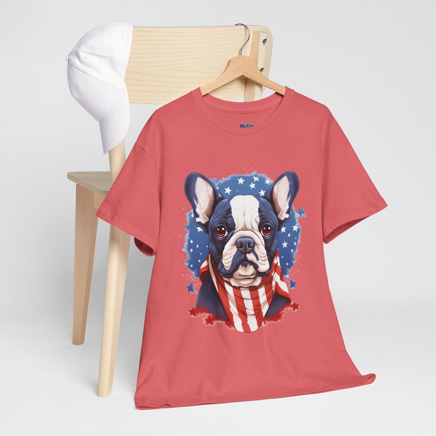 Patriotic French Bulldog Unisex T-Shirt | Dog Lover