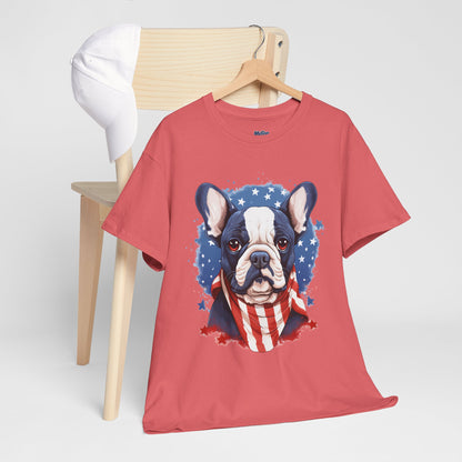 Patriotic French Bulldog Unisex T-Shirt | Dog Lover