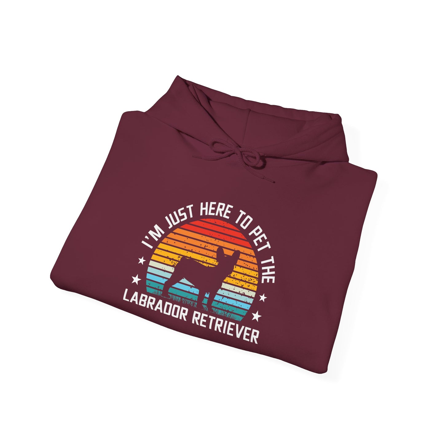 I'm Just Here To Pet The Labrador Retiever Unisex Hoodie