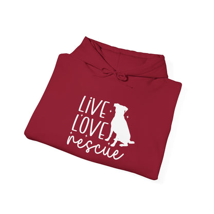 Live Love Rescue Unisex Hoodie For Pet Lovers