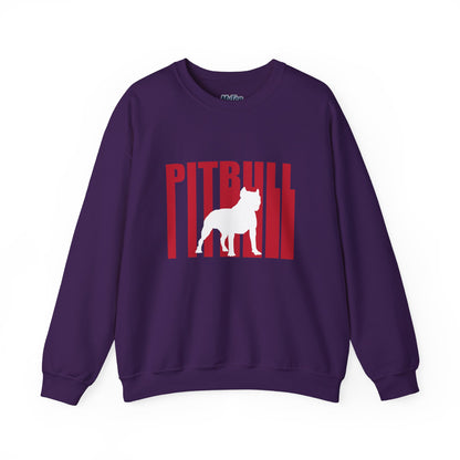 Stylish Pitbull Graphic Unisex Crewneck Sweatshirt | Dog Lover Gift