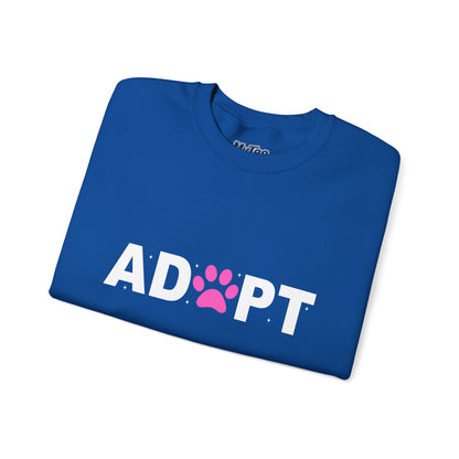 Adopt Themed Unisex Crewneck Sweatshirt - Comfortable Casual Wear