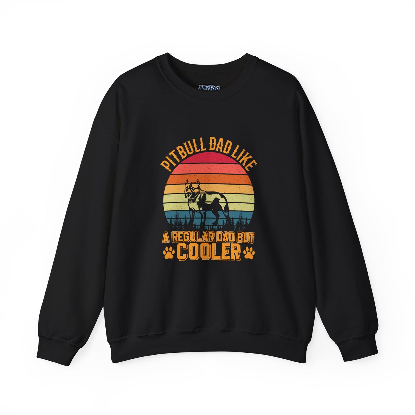 Pitbull Dad Like A Regular Dad But Cooler Sweatshirt