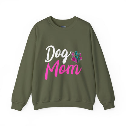 Snug Life: Dog Mom Edition – Graphic Crewneck Sweatshirt