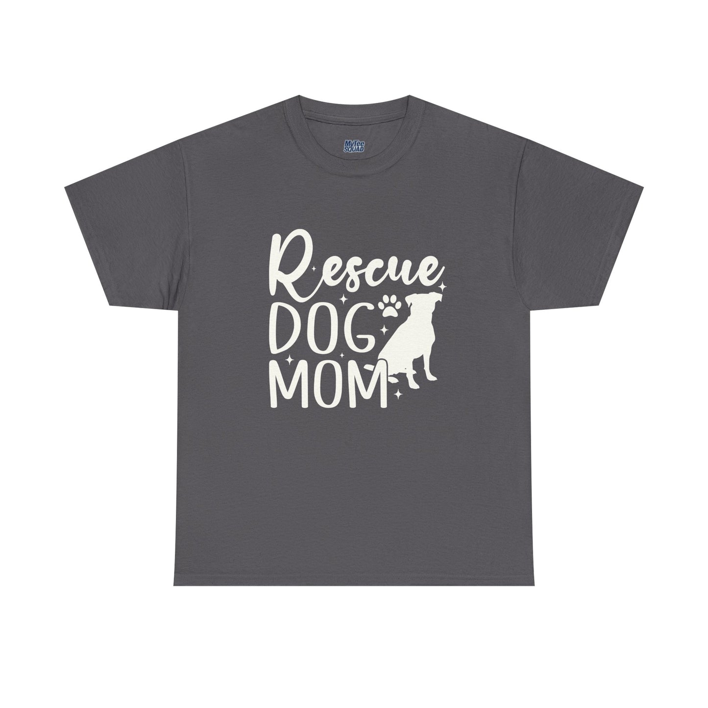 Rescue Dog Mom Cotton T-Shirt | Dog Lover