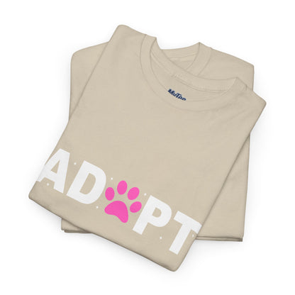 Adopt Unisex T-Shirt – Love In Every Paw Print