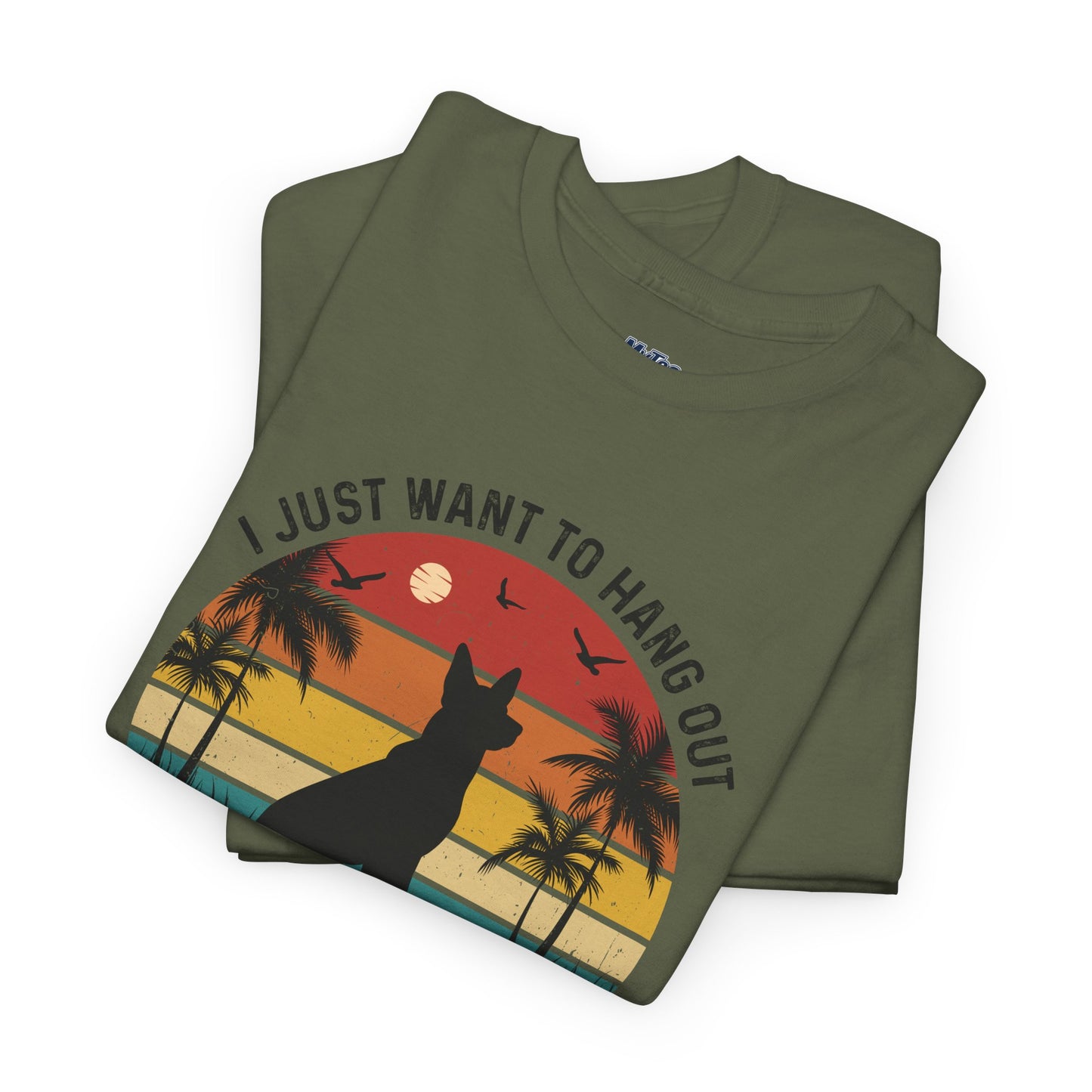 I Just Want To Hang Out With My Dog  Unisex T-Shirts