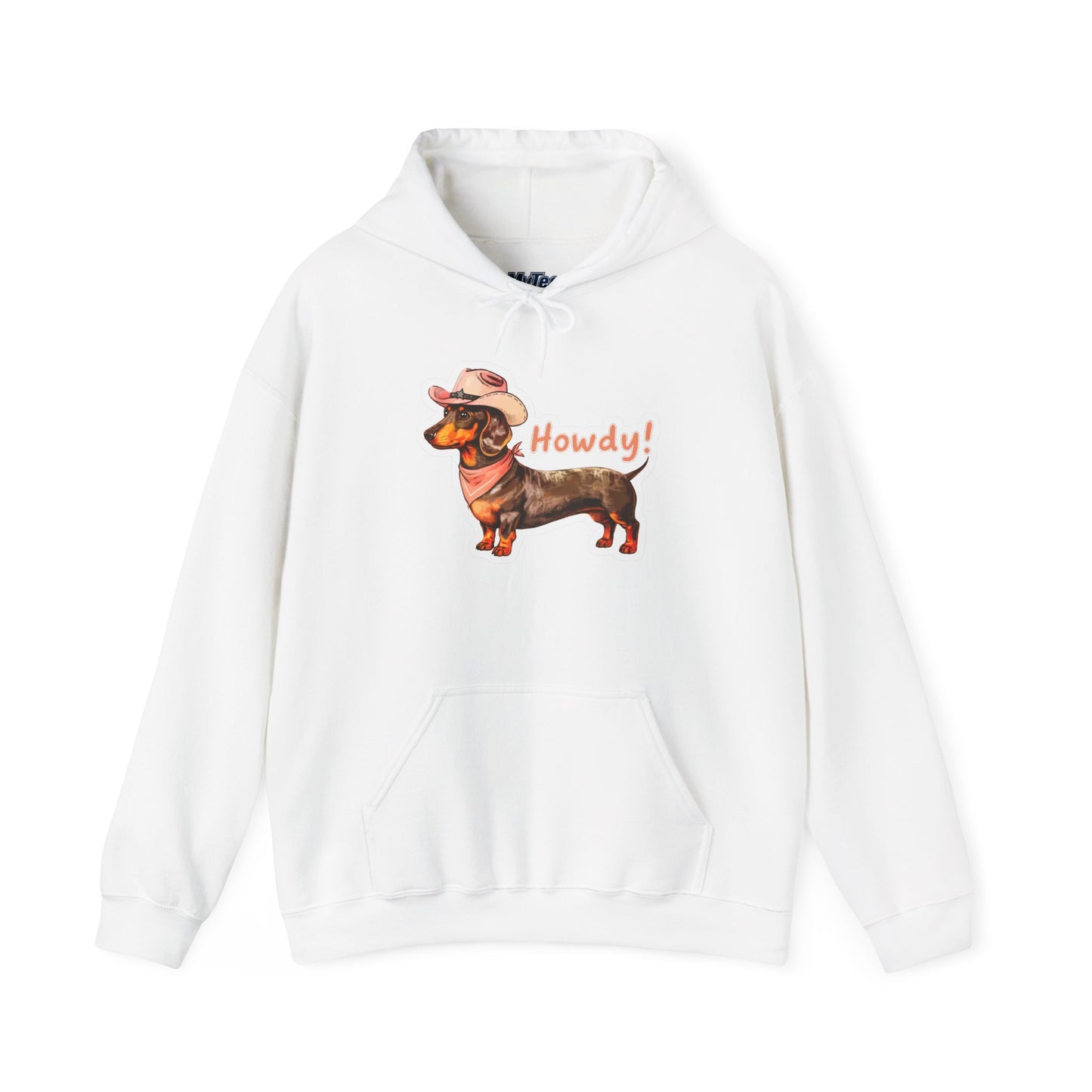 Dachshund Howdy Unisex Hoodie – For Proud Pup Parents With Western Soul