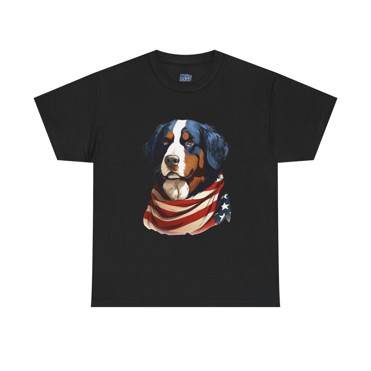Patriotic Bernese Mountain Unisex T-Shirt