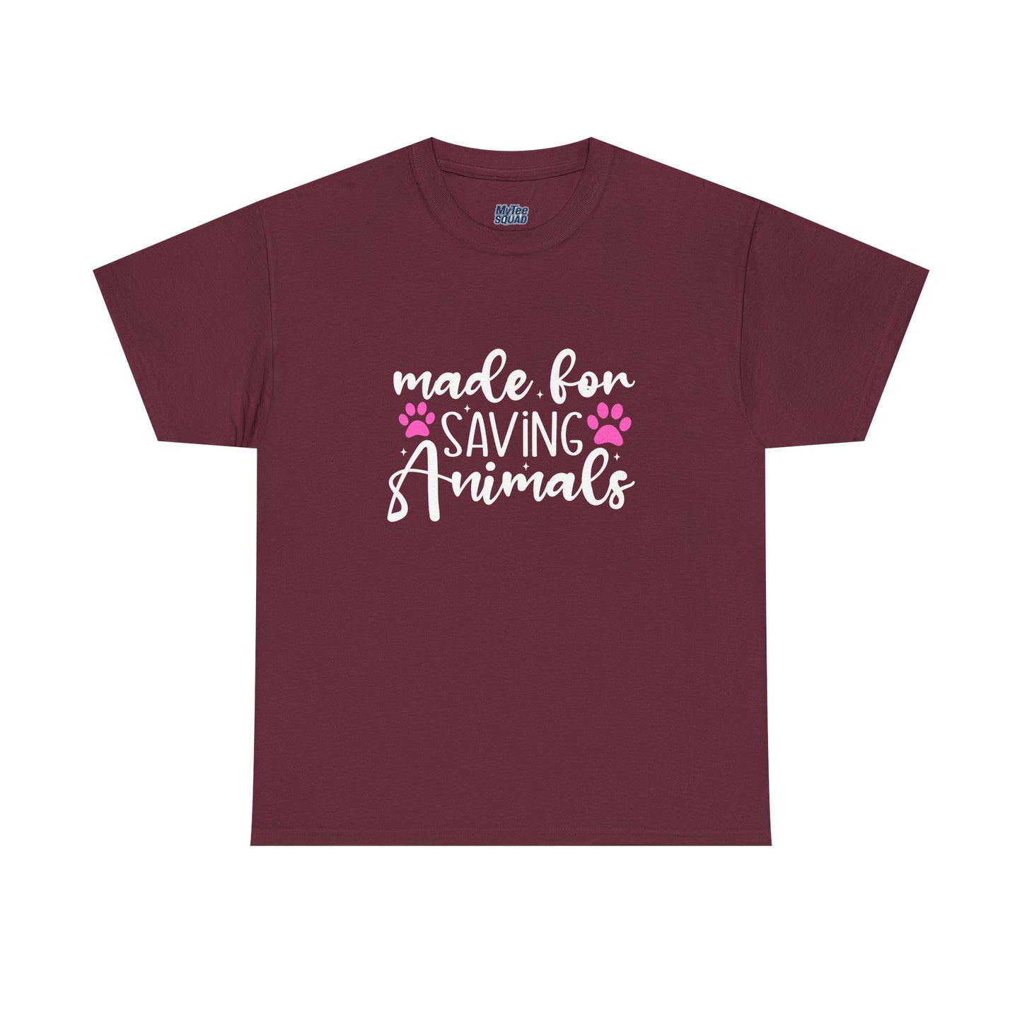 Made For Saving Animals Unisex Cotton T-Shirt | Dog Lover