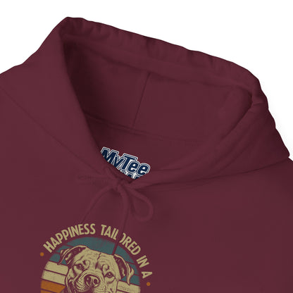 Happiness Tailored In A Pitbull Smile Unisex Heavy Blend Hoodie