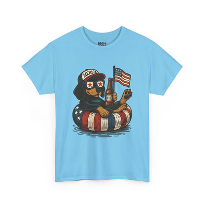 Patriotic Dachshund America Unisex T-Shirt