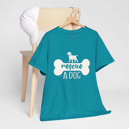 Rescue a Dog Unisex Cotton T-shirt | Dog Lover