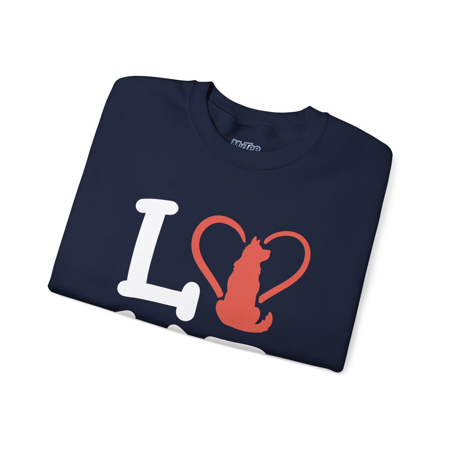 Love Cat Crewneck Sweatshirt - Perfect for Pet Lovers, Gift For Cat Owners