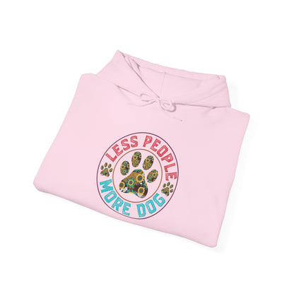 Less People More Dog Unisex Hoodie | Cozy Pet Lover Apparel