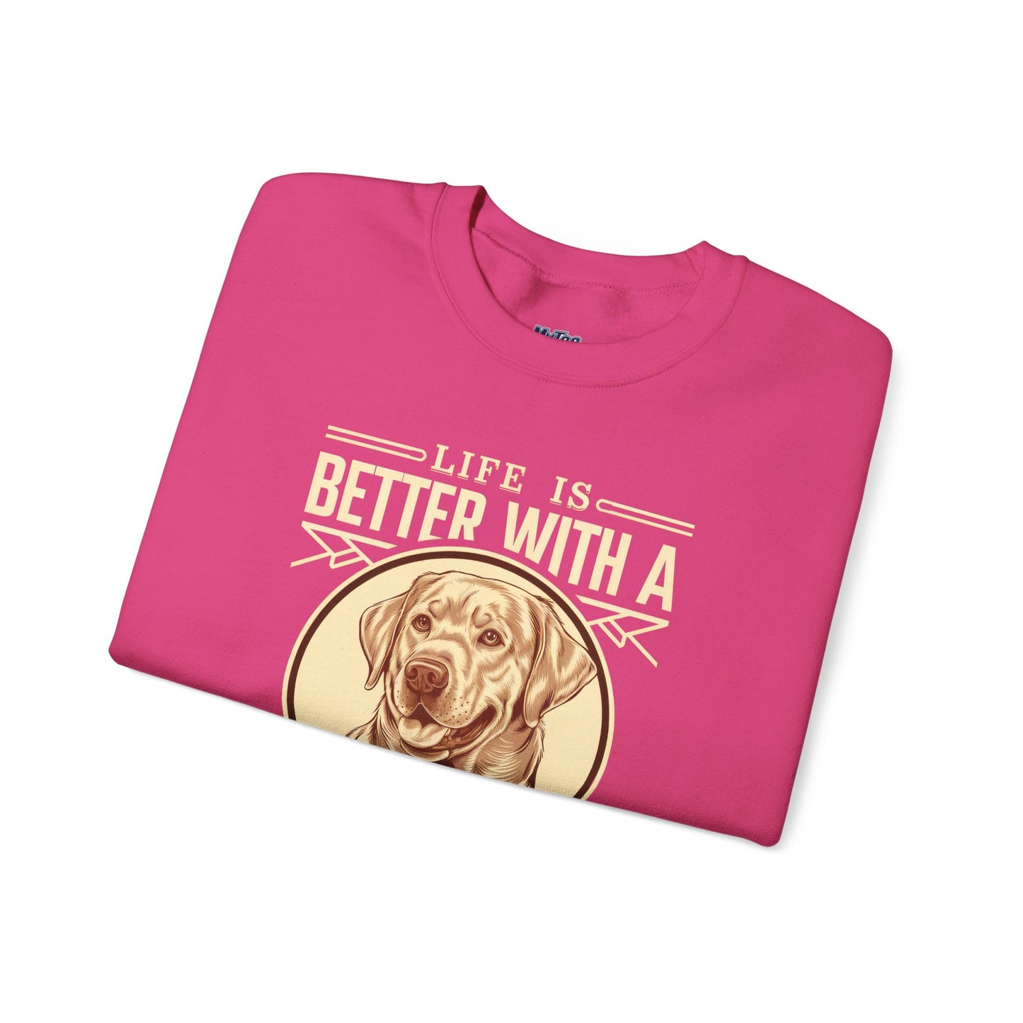 Life Is Better With A Labrador Crewneck Unisex Sweatshirt