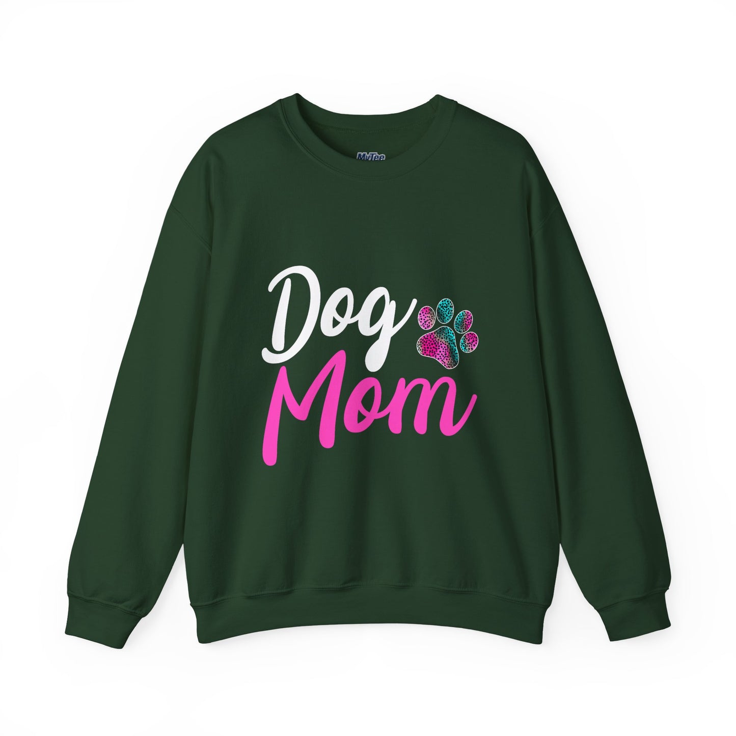Snug Life: Dog Mom Edition – Graphic Crewneck Sweatshirt