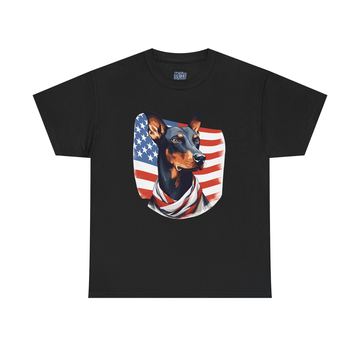 Patriotic Doberman Pinscher Unisex T-Shirt