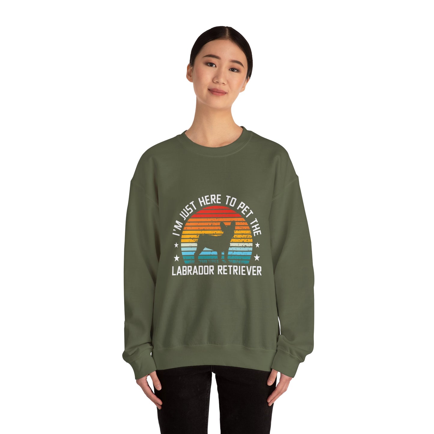 I'm Just Here To Pet The Labrador Retiever Unisex Sweatshirts