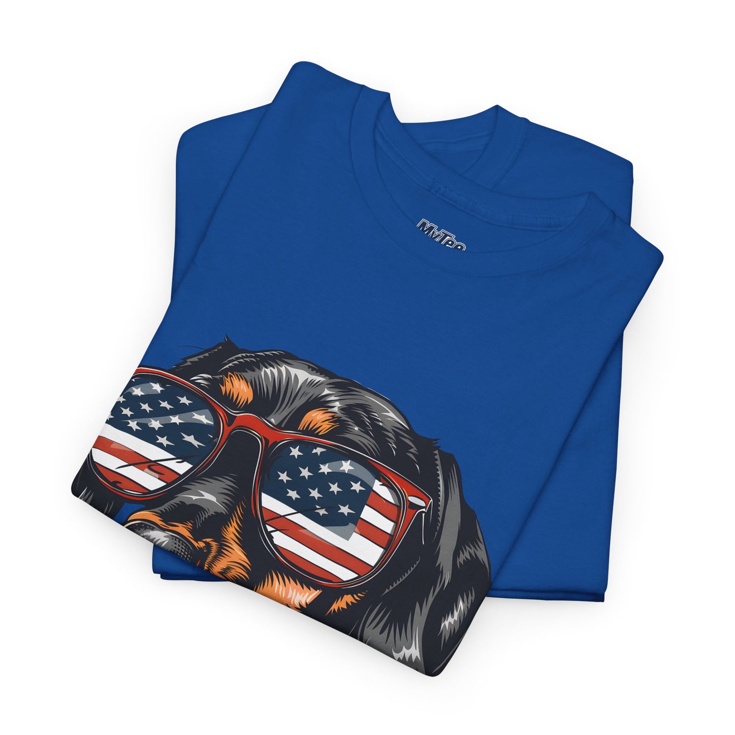 Patriotic Dachshund With Sunglasses Unisex T-Shirt