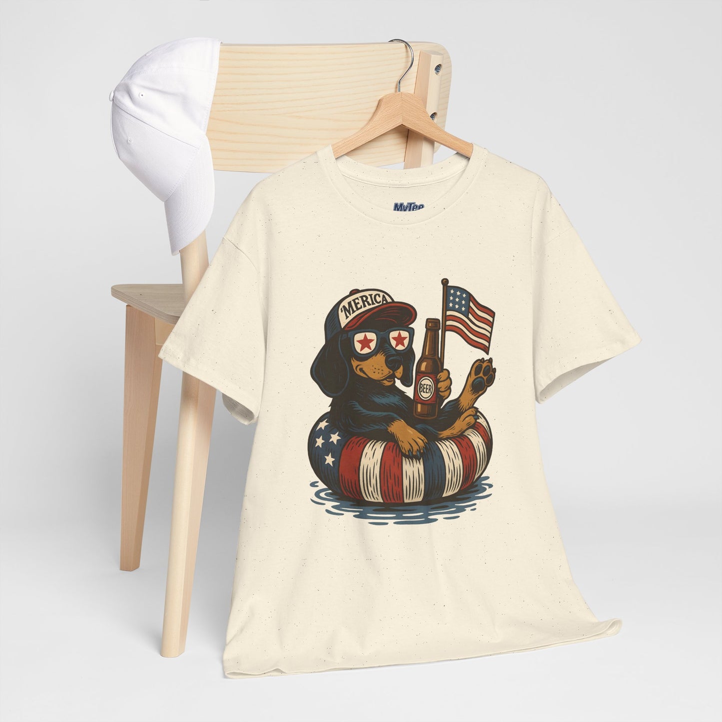 Patriotic Dachshund America Unisex T-Shirt