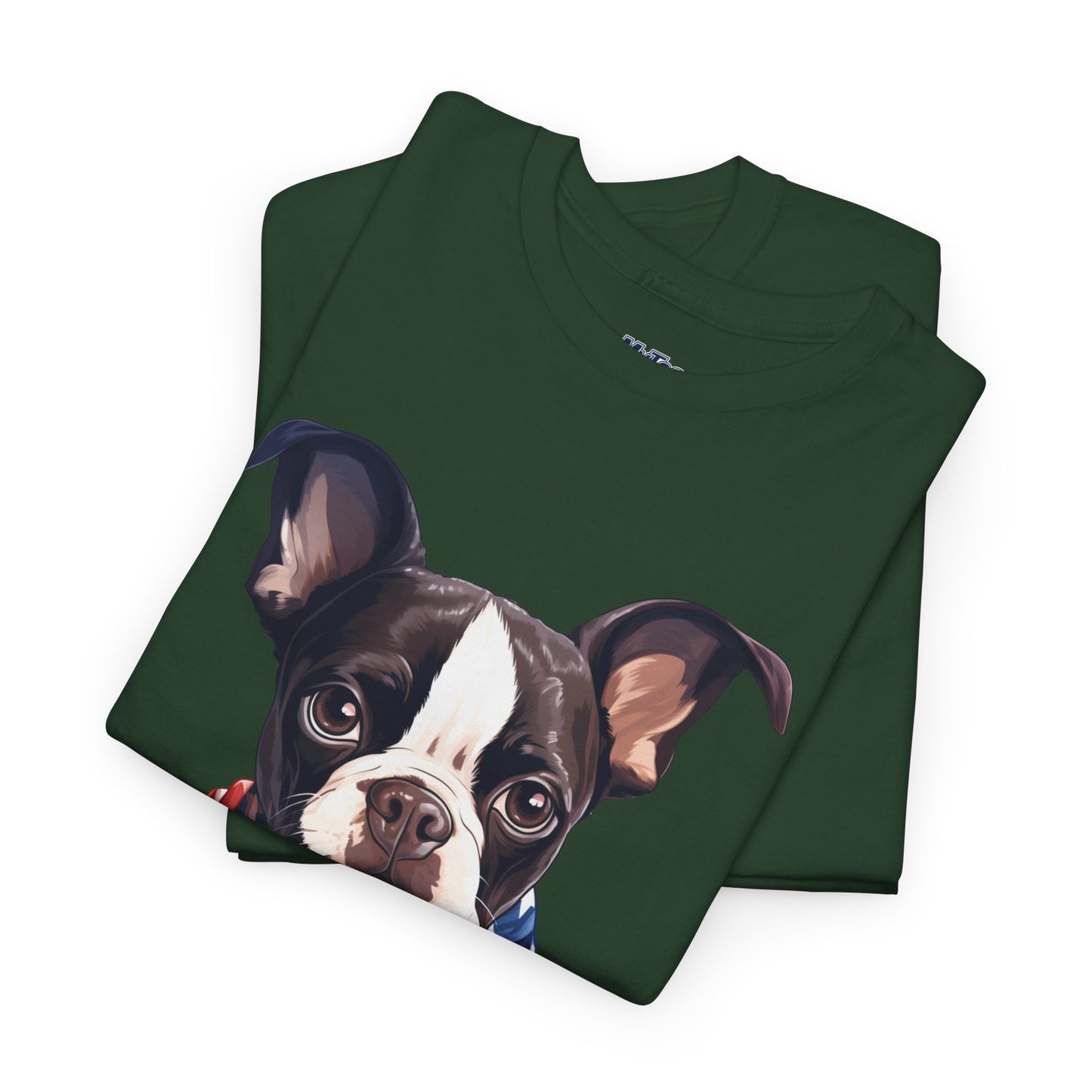 Patriotic Boston Terrier Unisex T-Shirt