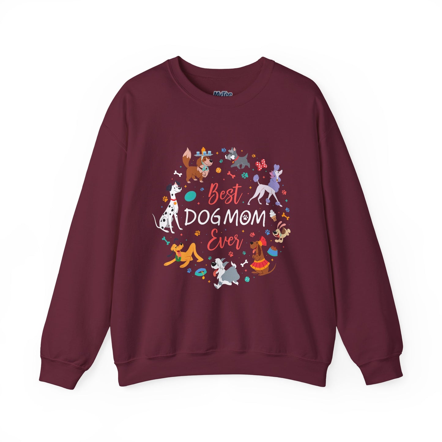 Best Dog Mom Ever Sweatshirt | Warm & Furry Crewneck