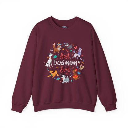 Best Dog Mom Ever Sweatshirt | Warm & Furry Crewneck