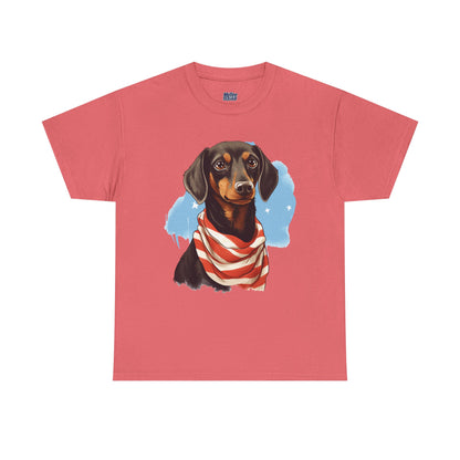 Patriotic Dachshund Unisex T-Shirt