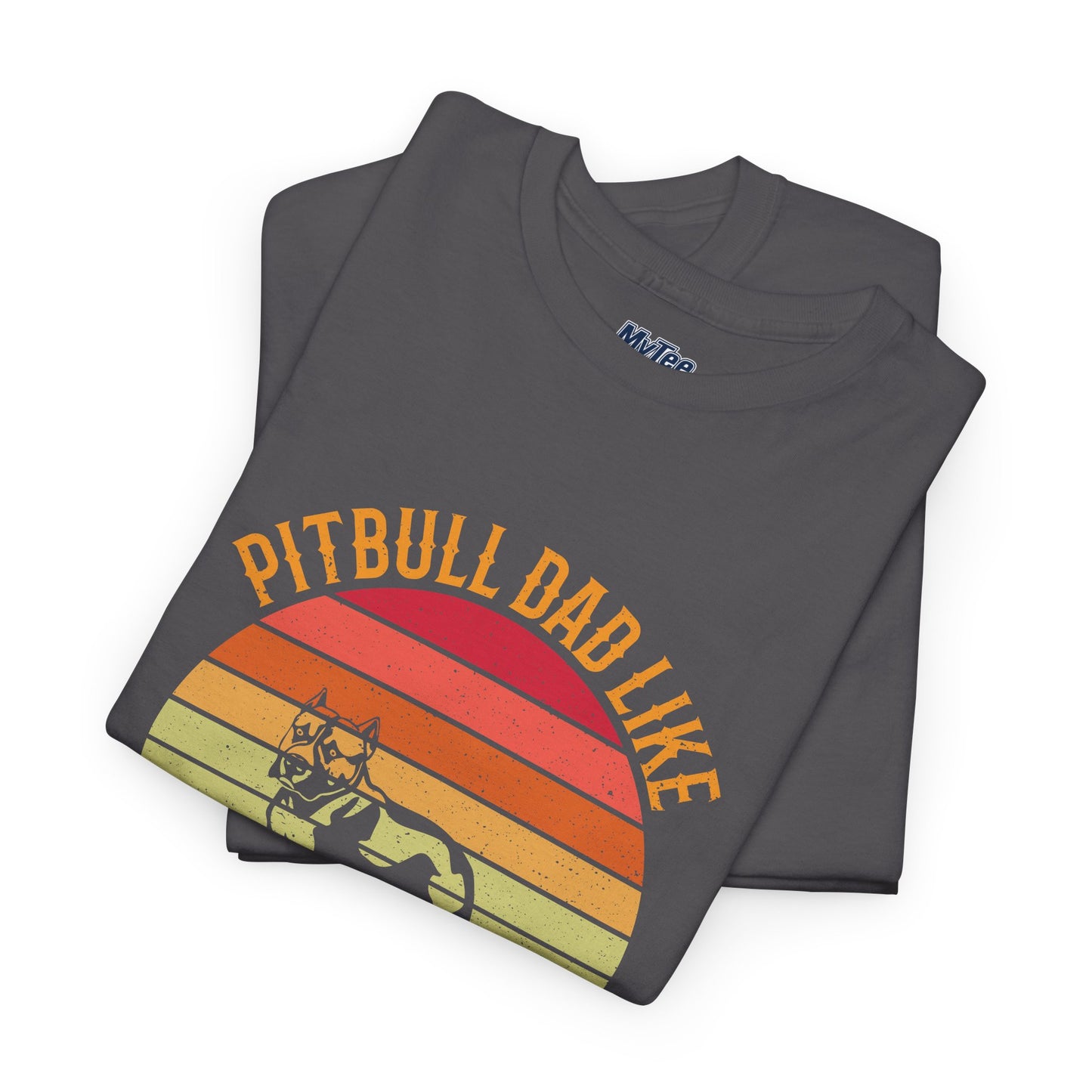 Pitbull Dad Like A Regular Dad But Cooler T-Shirt | Best Gift For Dog Father