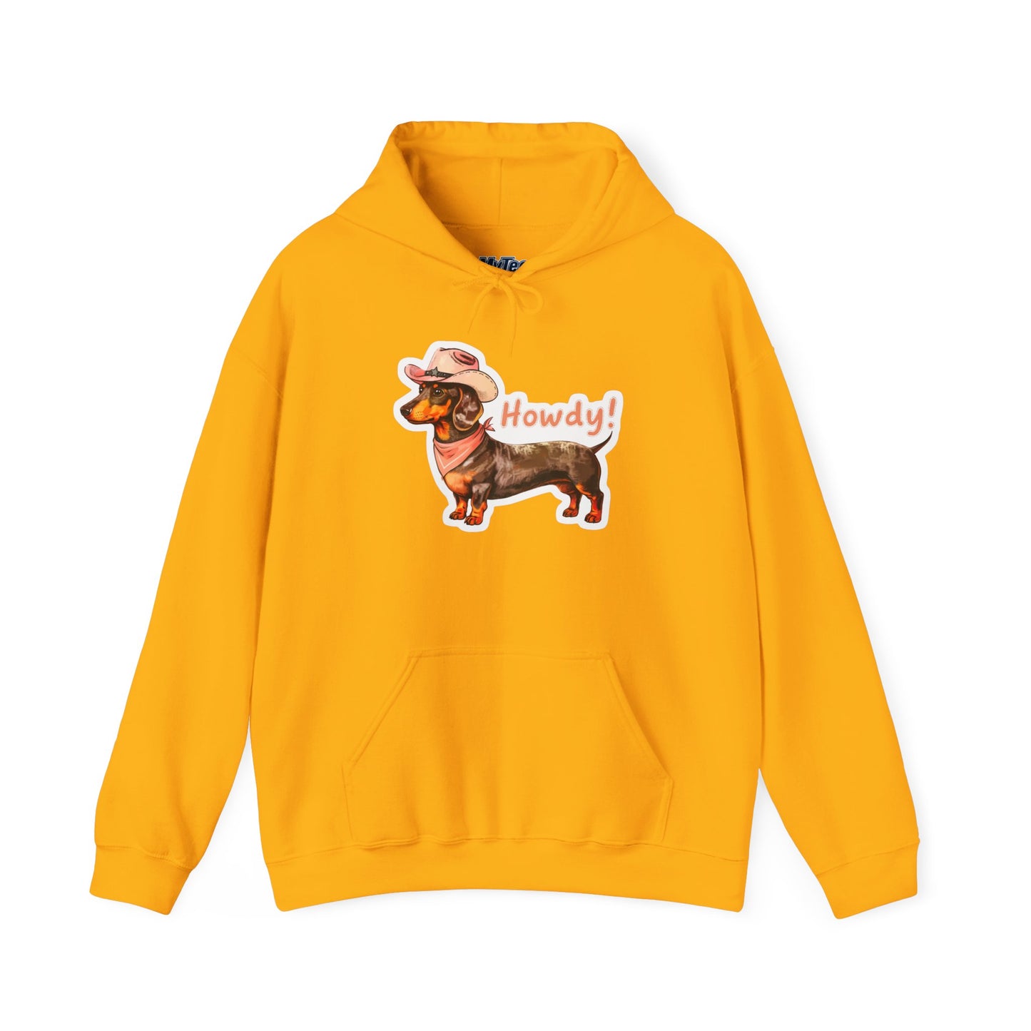 Dachshund Howdy Unisex Hoodie – For Proud Pup Parents With Western Soul