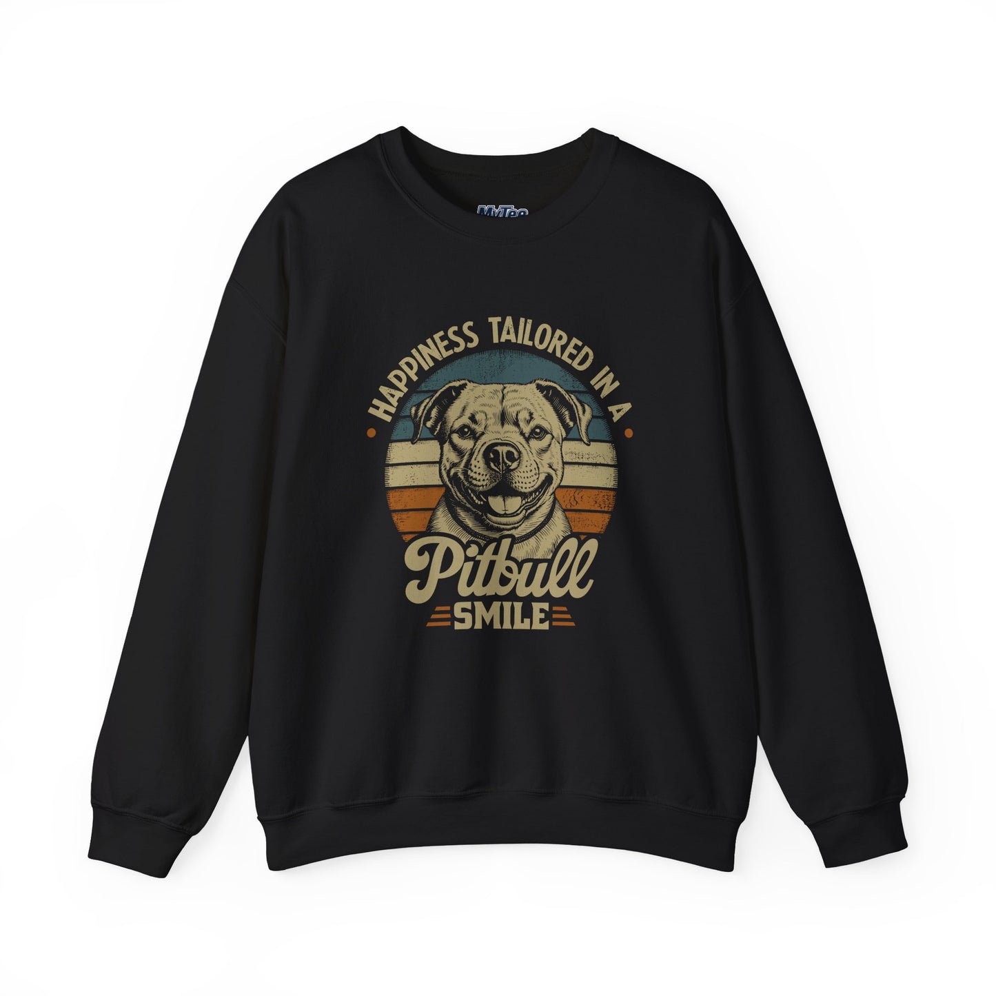 Happiness Tailored In A Pitbull Smile Unisex Sweatshirt