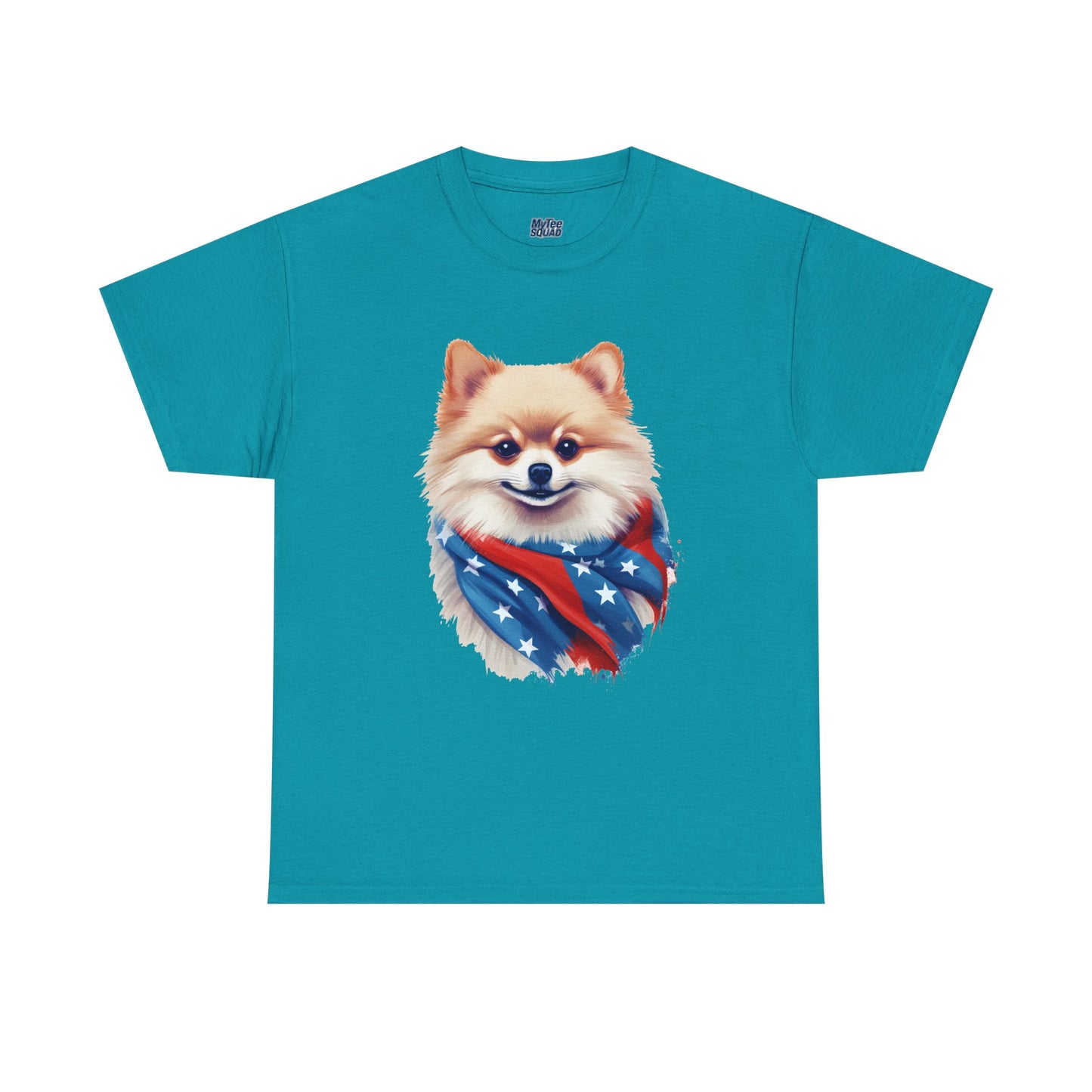 Patriotic pomeranian Unisex T-Shirt