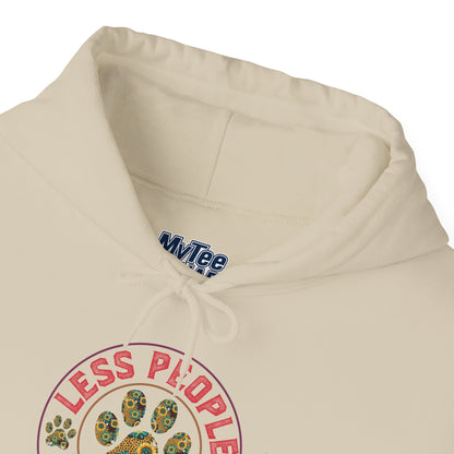 Less People More Dog Unisex Hoodie | Cozy Pet Lover Apparel