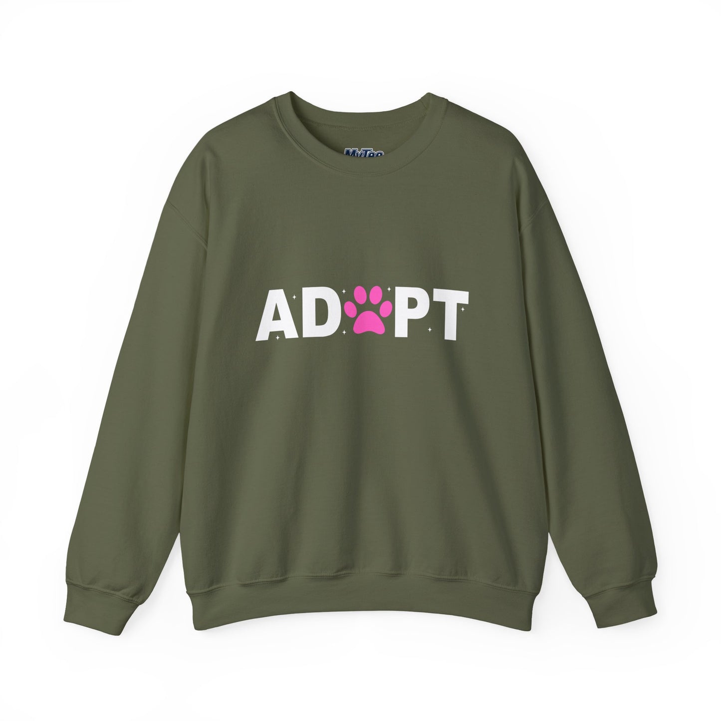 Adopt Themed Unisex Crewneck Sweatshirt - Comfortable Casual Wear