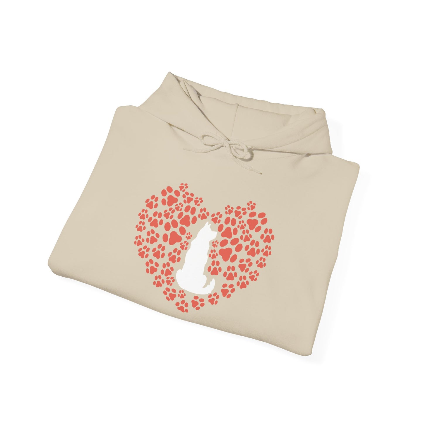 Heart Of A Cat – Minimalist Pet Lover Hoodie