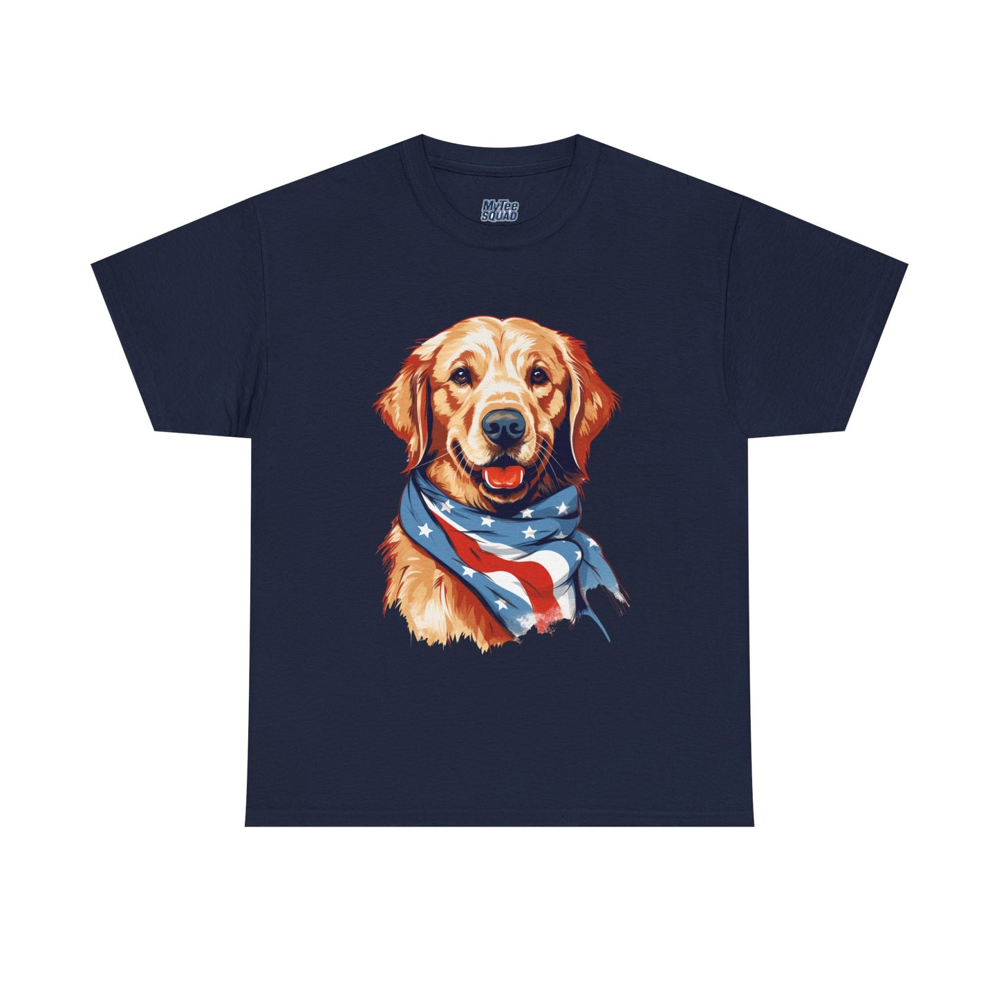 Patriotic Golden Retriever Unisex T-Shirt