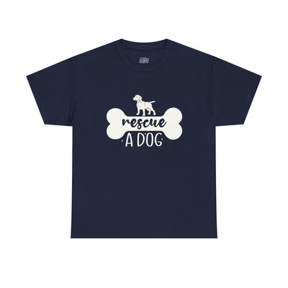 Rescue a Dog Unisex Cotton T-shirt | Dog Lover