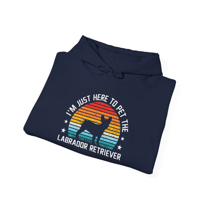I'm Just Here To Pet The Labrador Retiever Unisex Hoodie