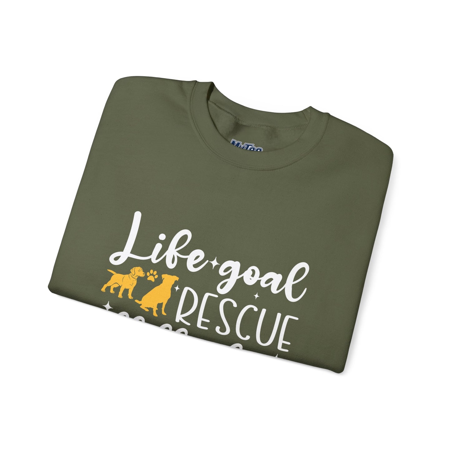 Life Goal Rescue All The Dogs Unisex Sweatshirt | Animal Rescue Merchandise